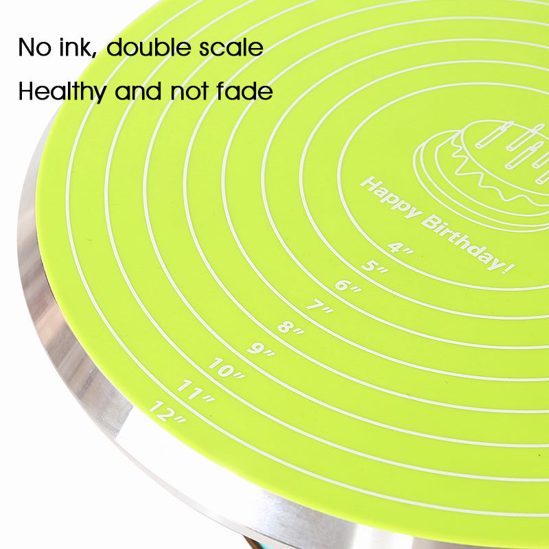Silicone Cake Turntable Mat – Non-stick Heat Resistant Tool for Baking