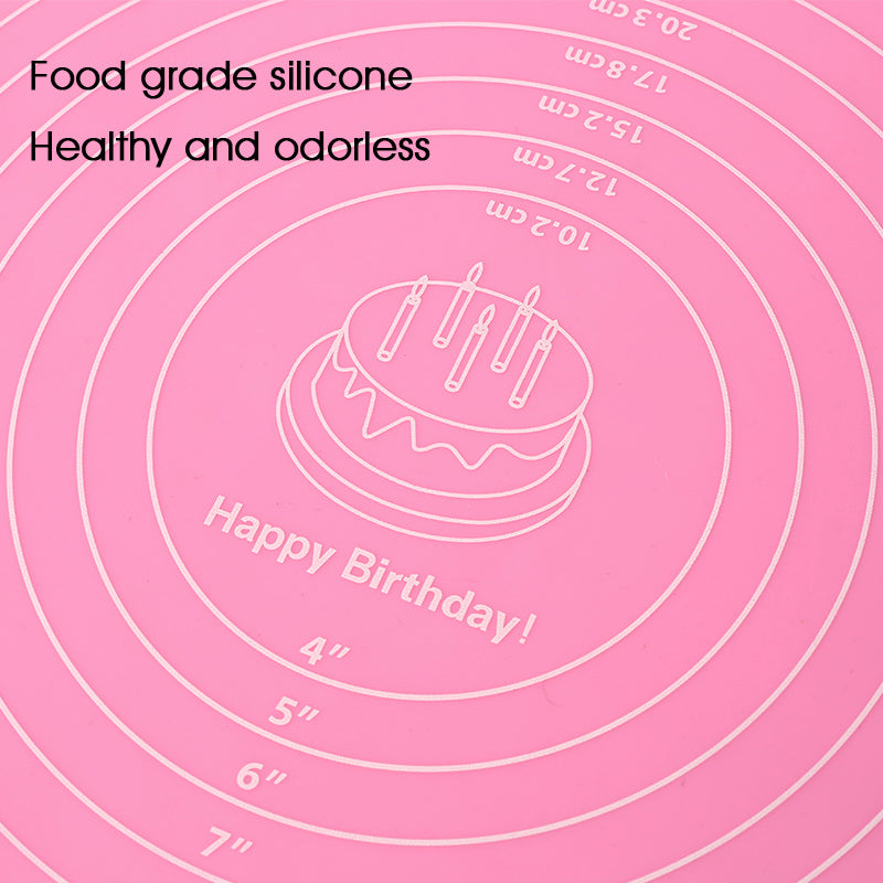 Silicone Cake Turntable Mat – Non-stick Heat Resistant Tool for Baking