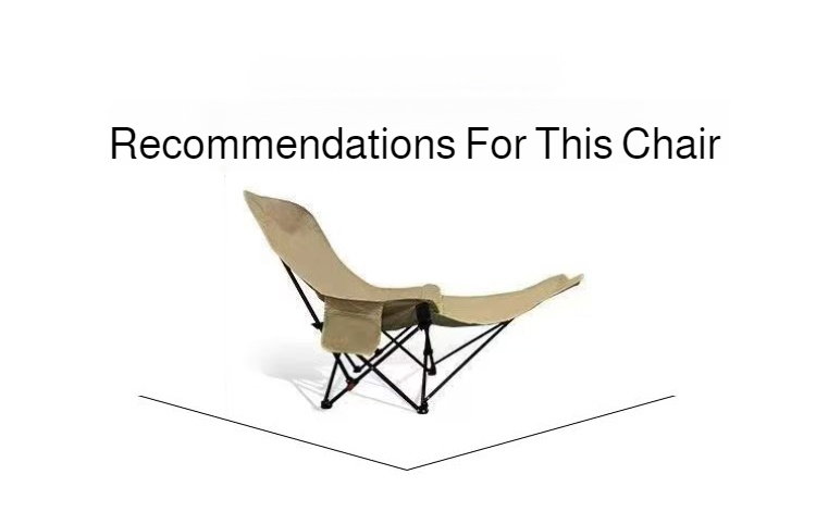 Portable Folding Camping Chair – Reclining Outdoor Seat with Leg Support