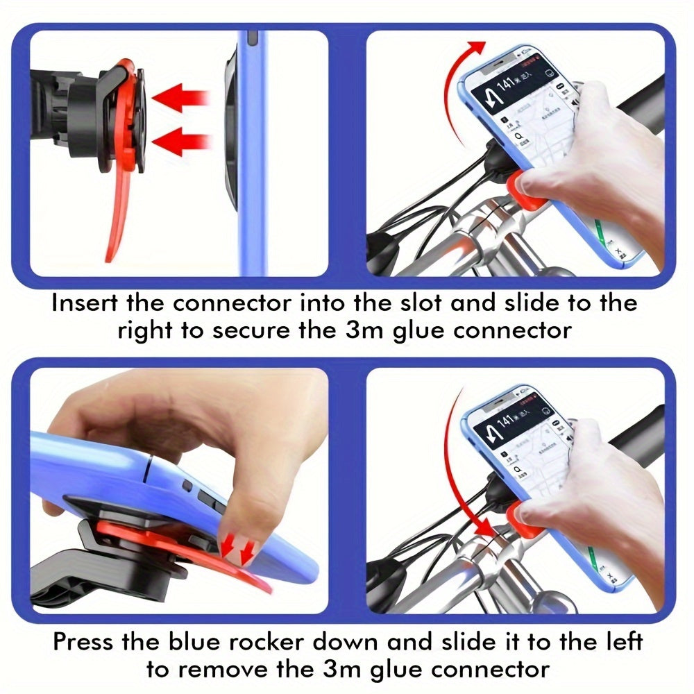 Universal Car Phone Mount – Adjustable Suction and Air Vent for Smartphones