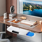 Sliding Keyboard Tray – Ergonomic Under Desk Platform for Gaming and Study