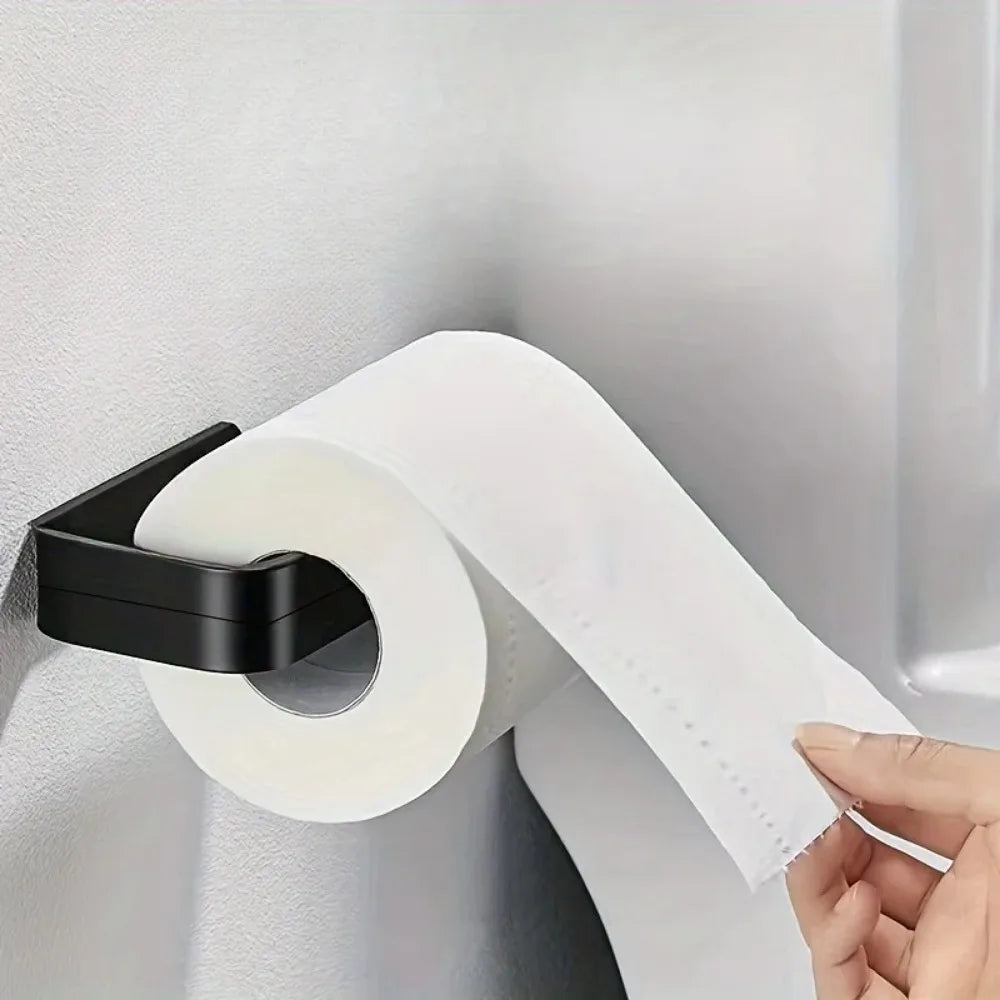 Self-Adhesive Towel Rack – Wall Mounted Holder for Bathroom Organization