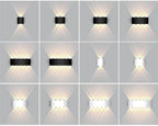 Aluminum LED Wall Lamp – IP65 Waterproof Lighting for Indoor and Outdoor