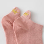 Embroidered Heart Ankle Socks – Cute Cotton Casual Footwear for Women