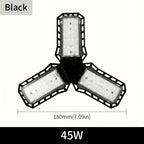 Adjustable LED Garage Lights – Foldable Ceiling Work Lamp for Workshop Warehouse