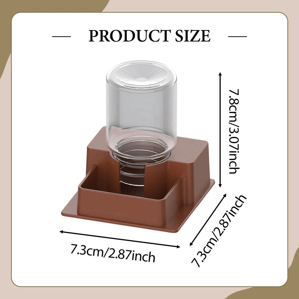 Automatic Reptile Water Dish – Decorative Feeder for Snakes Tortoise Geckos