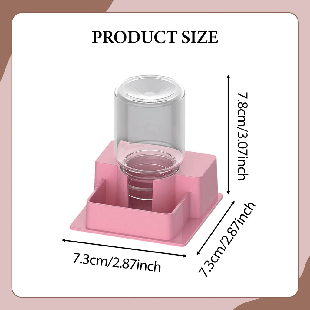 Automatic Reptile Water Dish – Decorative Feeder for Snakes Tortoise Geckos