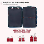 Waterproof Compression Packing Cubes – Space-Saving Luggage Organizers for Travel