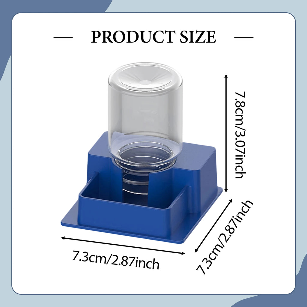 Automatic Reptile Water Dish – Decorative Feeder for Snakes Tortoise Geckos