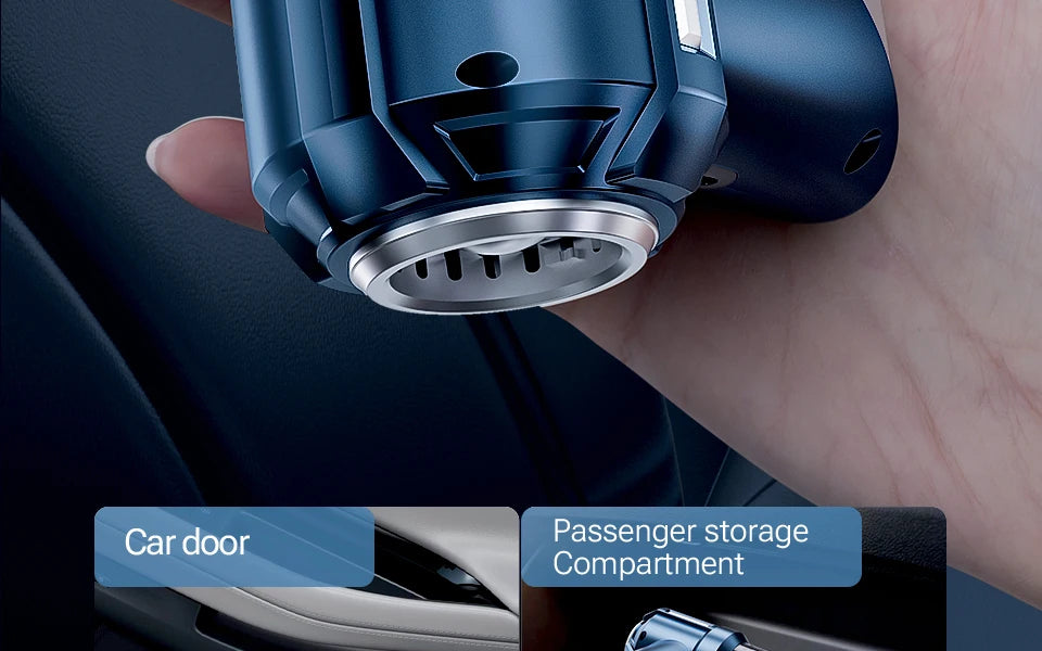 Portable Handheld Car Vacuum Cleaner – Wireless Strong Suction for Auto Interior