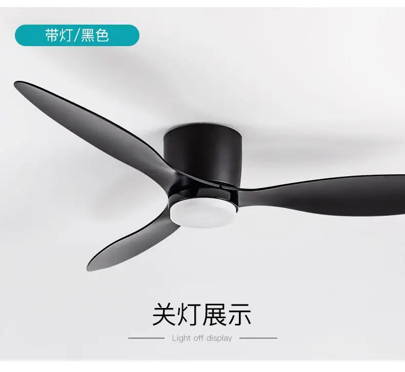 Dimmable LED Ceiling Fan – 42-52 Inch DC Motor for Modern Home Lighting