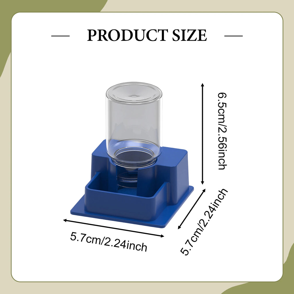 Automatic Reptile Water Dish – Decorative Feeder for Snakes Tortoise Geckos