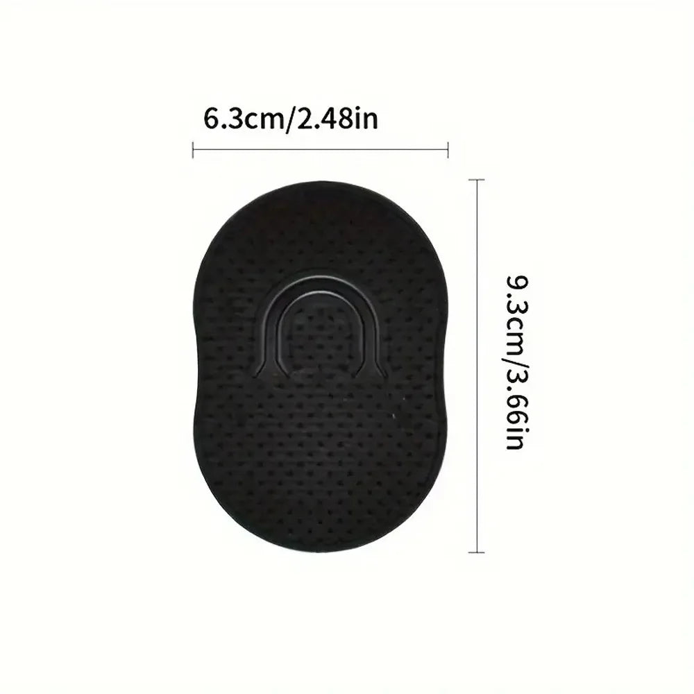 Portable Palm Massage Comb – Compact Grooming Brush for Men Travel