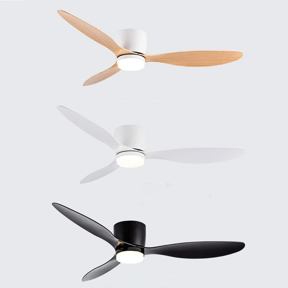 Dimmable LED Ceiling Fan – 42-52 Inch DC Motor for Modern Home Lighting