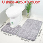 Absorbent Bathroom Rug – Slip-Resistant Floor Mat for Shower and Bathtub