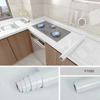 Self-Adhesive Marble Wallpaper – Oil-Proof Film for Kitchen Renovation