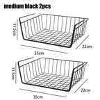Metal Hanging Storage Basket – Multipurpose Organizer for Kitchen and Bedroom