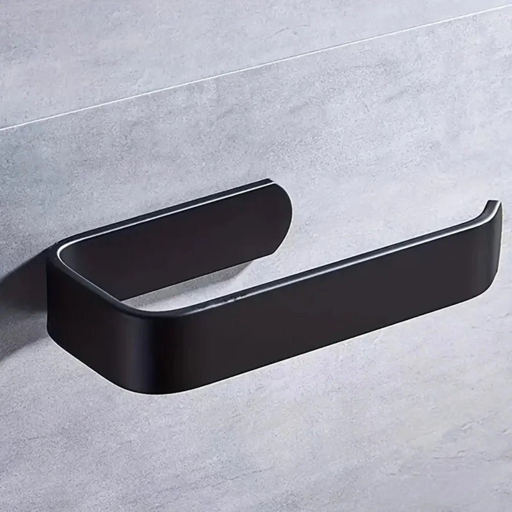 Self-Adhesive Towel Rack – Wall Mounted Holder for Bathroom Organization