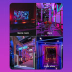 RGBIC Silicone Neon LED Strip – Music Sync Lighting for Room Decor