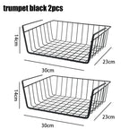 Metal Hanging Storage Basket – Multipurpose Organizer for Kitchen and Bedroom