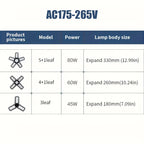 Adjustable LED Garage Lights – Foldable Ceiling Work Lamp for Workshop Warehouse