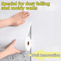 Self-Adhesive PVC Wallpaper – 50cm x 10m Thickened Waterproof Wall Renovation