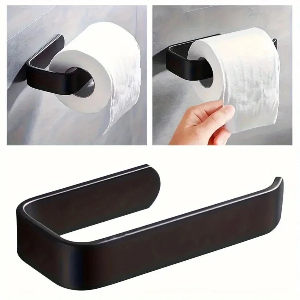 Self-Adhesive Towel Rack – Wall Mounted Holder for Bathroom Organization