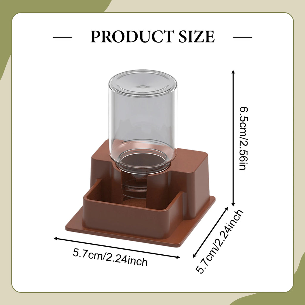 Automatic Reptile Water Dish – Decorative Feeder for Snakes Tortoise Geckos