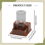 Automatic Reptile Water Dish – Decorative Feeder for Snakes Tortoise Geckos