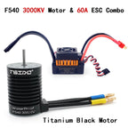 Waterproof Brushless Motor and ESC Combo for 1/10 1/12 1/14 RC Trucks and Buggy