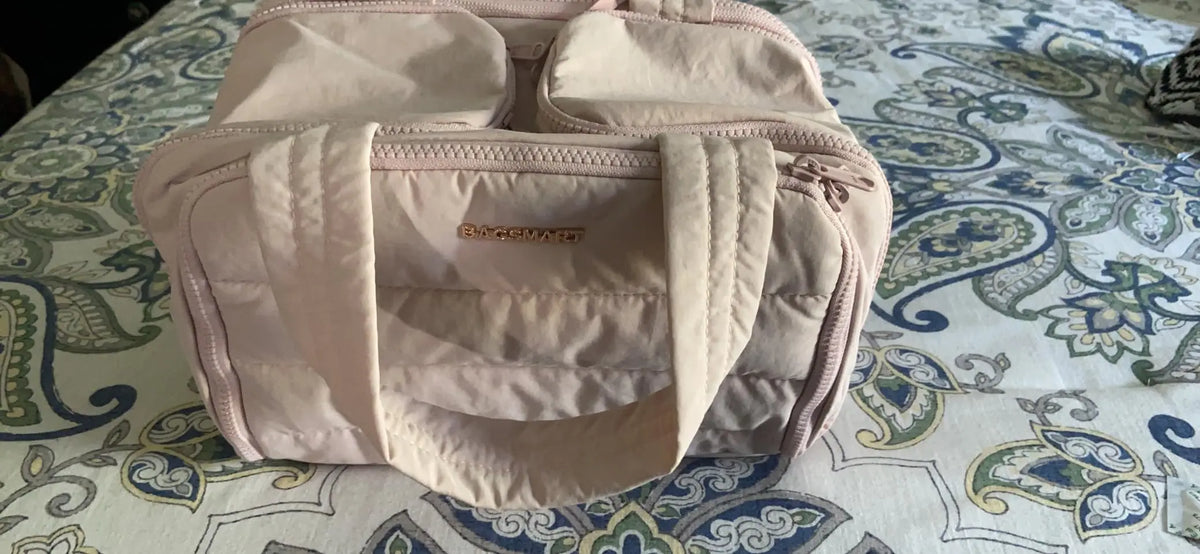 Large Capacity Cosmetic Bag – Wide-Open Makeup Organizer for Travel