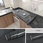 Self-Adhesive Marble Wallpaper – Oil-Proof Film for Kitchen Renovation