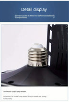 Adjustable LED Garage Lights – Foldable Ceiling Work Lamp for Workshop Warehouse
