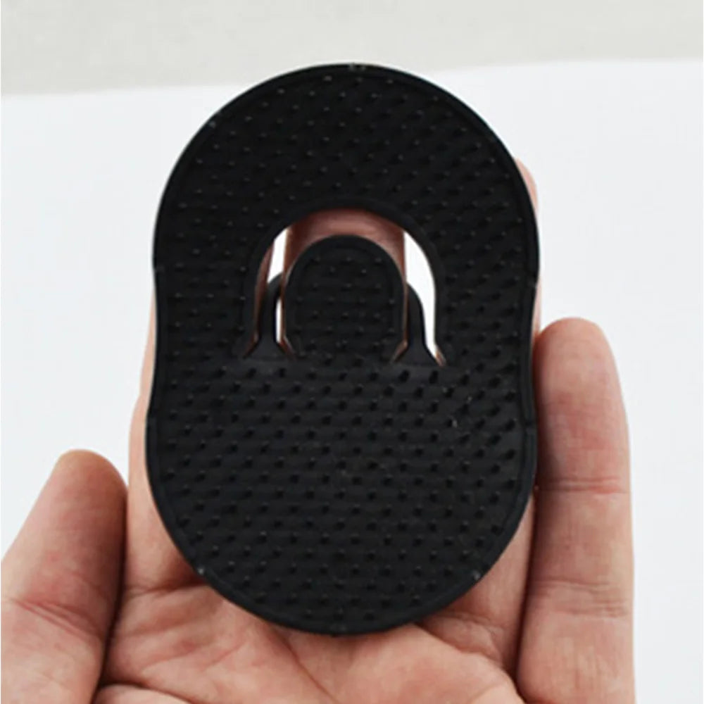 Portable Palm Massage Comb – Compact Grooming Brush for Men Travel