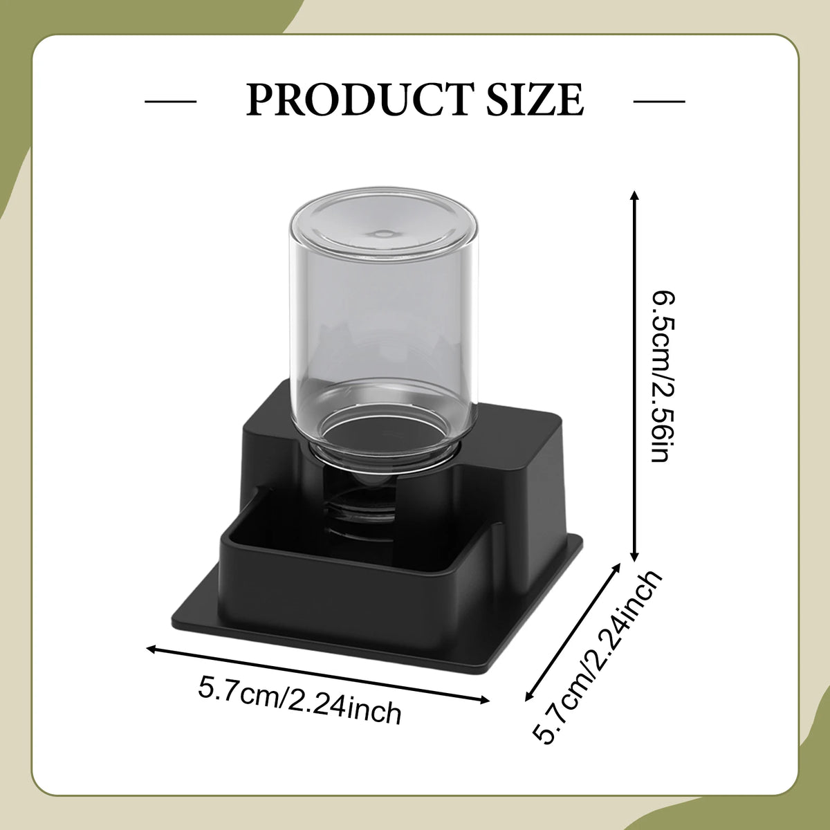 Automatic Reptile Water Dish – Decorative Feeder for Snakes Tortoise Geckos
