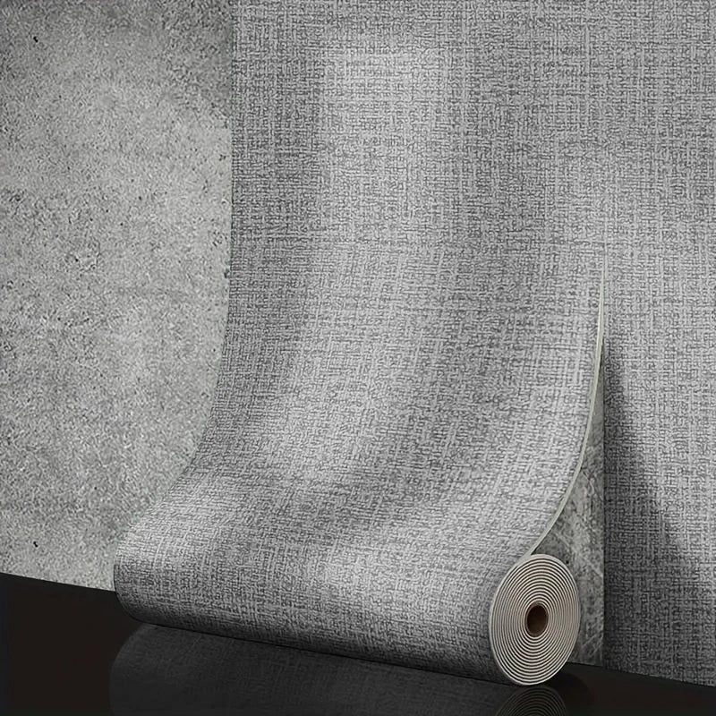 Self-Adhesive 3D Foam Wallpaper – Waterproof Linen Texture for Wall Renovation