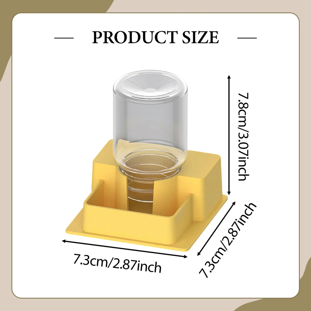 Automatic Reptile Water Dish – Decorative Feeder for Snakes Tortoise Geckos