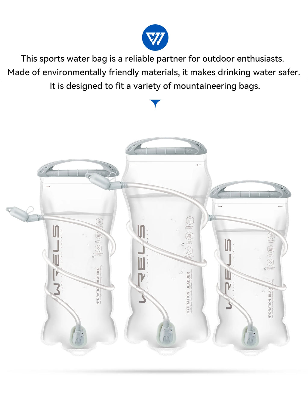 Hydration Bladder – BPA Free TPU Reservoir for Hiking Running and Cycling