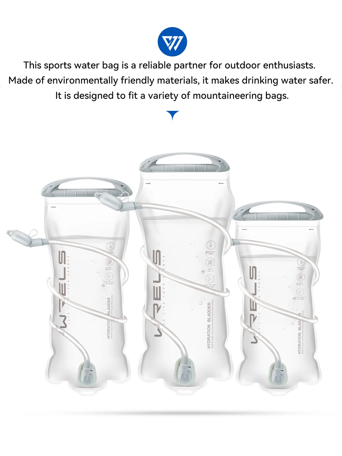 Hydration Bladder – BPA Free TPU Reservoir for Hiking Running and Cycling