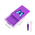 Diamond Painting Tray Kit – Large Capacity Butterfly Tray for DIY Crafts