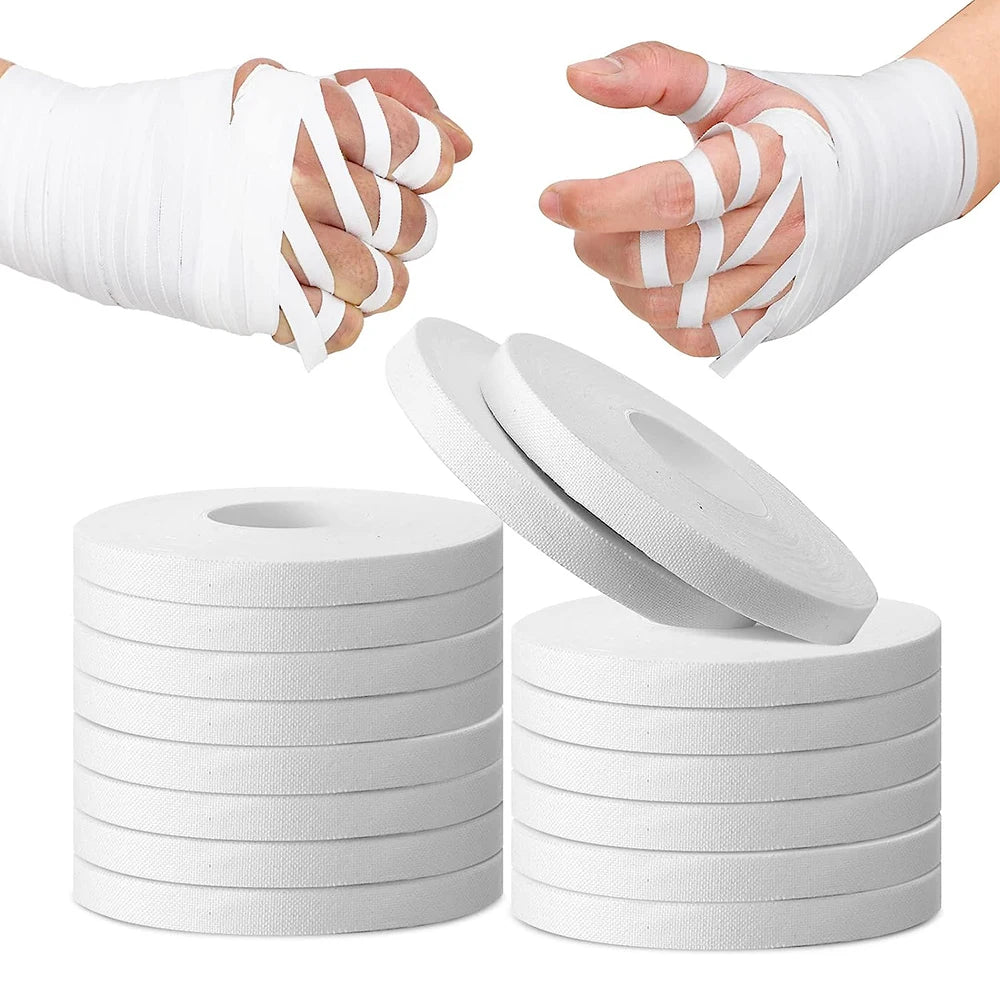 White Cotton Athletic Tape – Adhesive Sport Bandage for Muscle Support