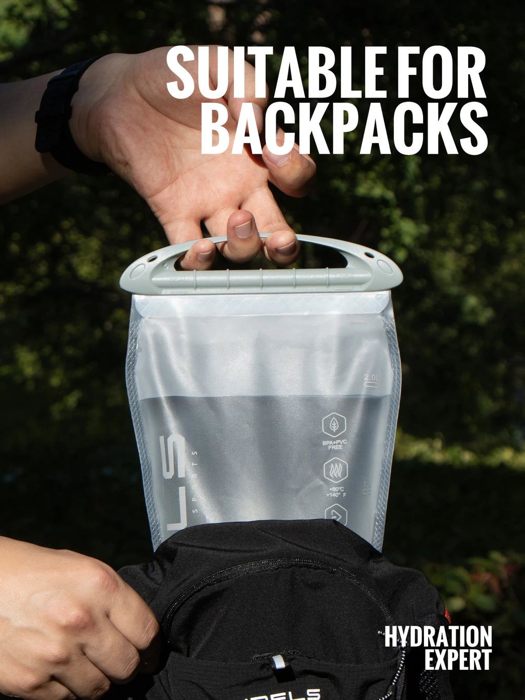 Hydration Bladder – BPA Free TPU Reservoir for Hiking Running and Cycling