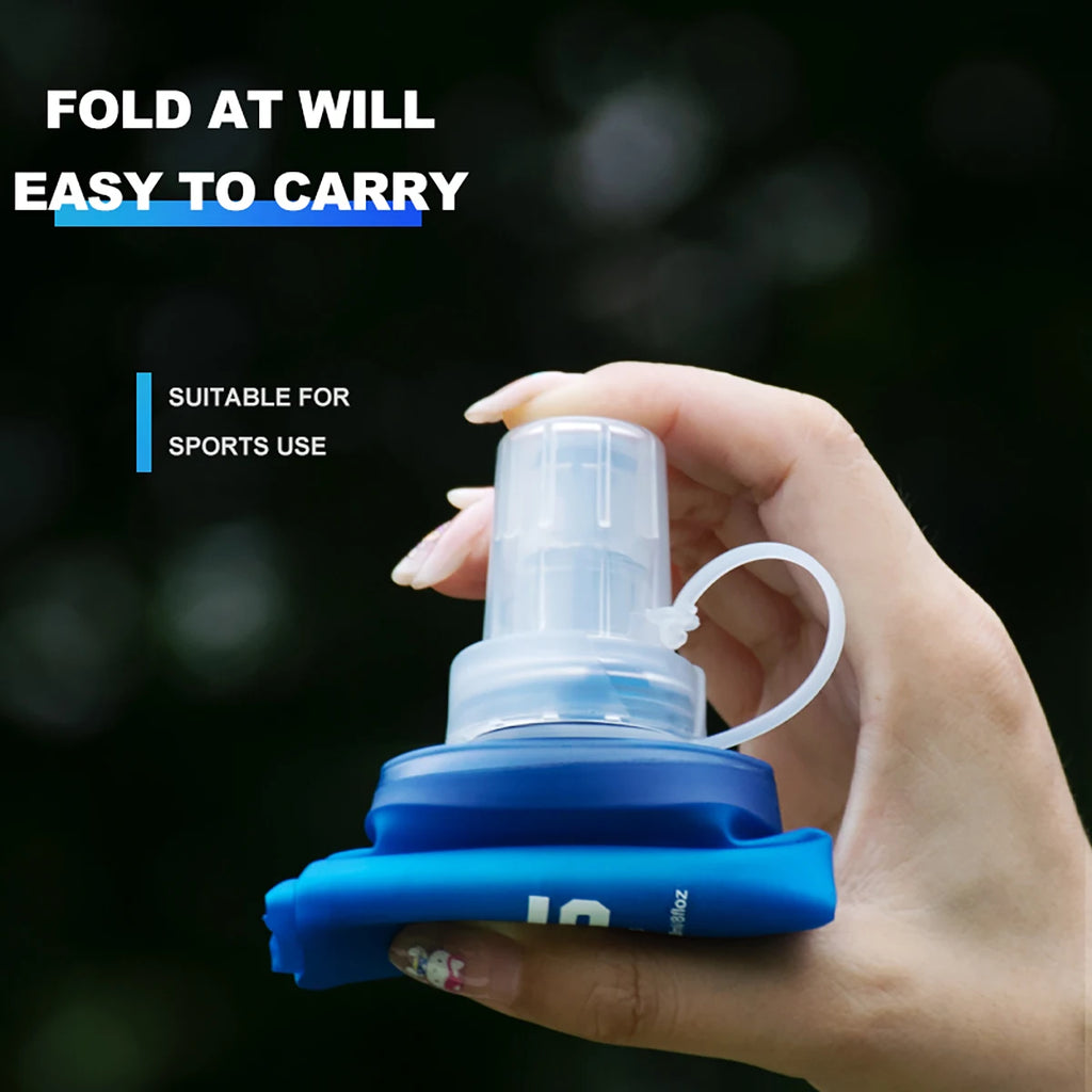 Collapsible TPU Water Bottle – BPA-Free Soft Flask for Outdoor Sports