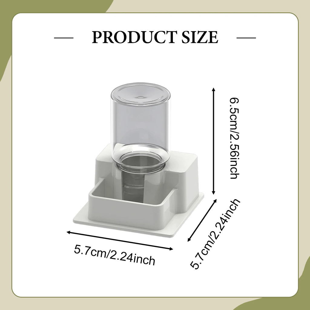 Automatic Reptile Water Dish – Decorative Feeder for Snakes Tortoise Geckos