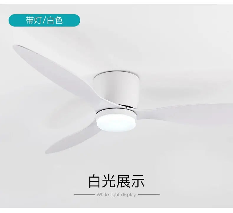 Dimmable LED Ceiling Fan – 42-52 Inch DC Motor for Modern Home Lighting