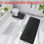 Absorbent Bathroom Rug – Slip-Resistant Floor Mat for Shower and Bathtub