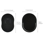 Portable Palm Massage Comb – Compact Grooming Brush for Men Travel