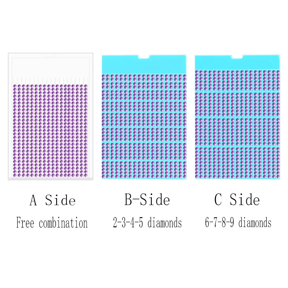Diamond Painting Tray Kit – Large Capacity Butterfly Tray for DIY Crafts