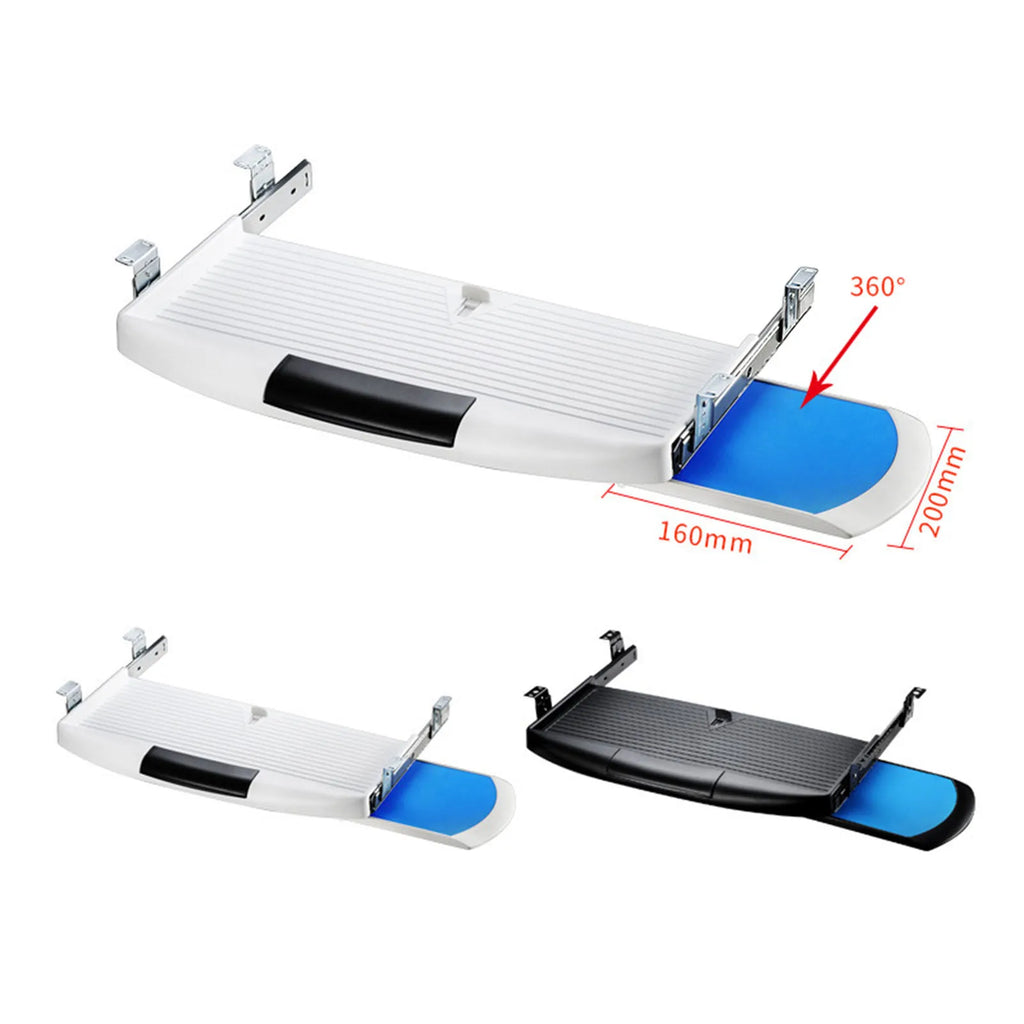 Sliding Keyboard Tray – Ergonomic Under Desk Platform for Gaming and Study