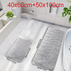 Absorbent Bathroom Rug – Slip-Resistant Floor Mat for Shower and Bathtub
